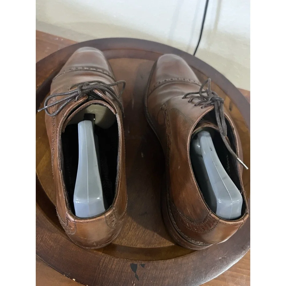 Florsheim 14140-257 Wingtip Brown Leather Oxford Shoes Dress Work 8 1/2 D Cruise